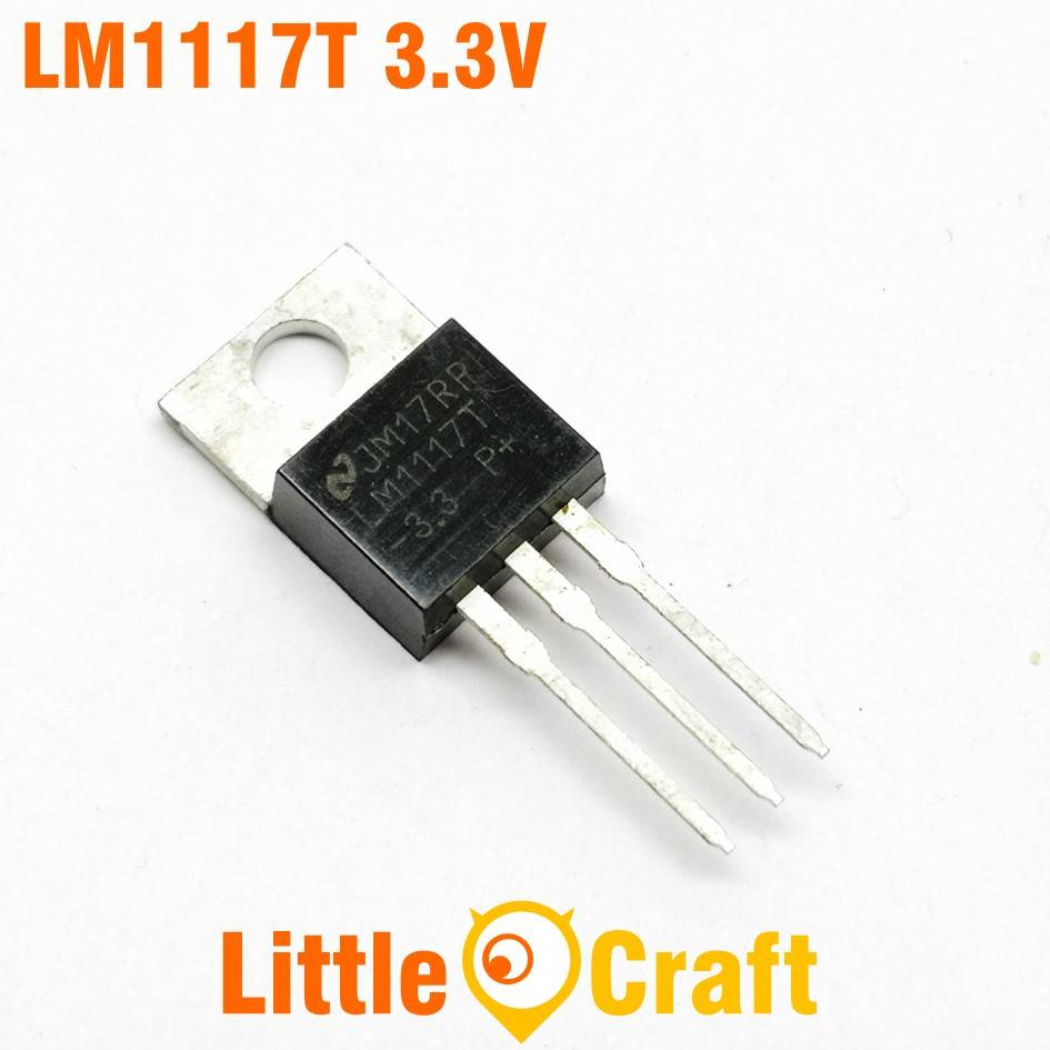 LM1117T 3.3V 800mA LowDropout Linear Regulator [TO220]