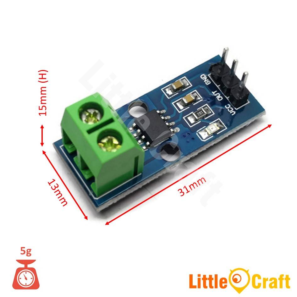 ACS712ELC 30A Current Sensor Module