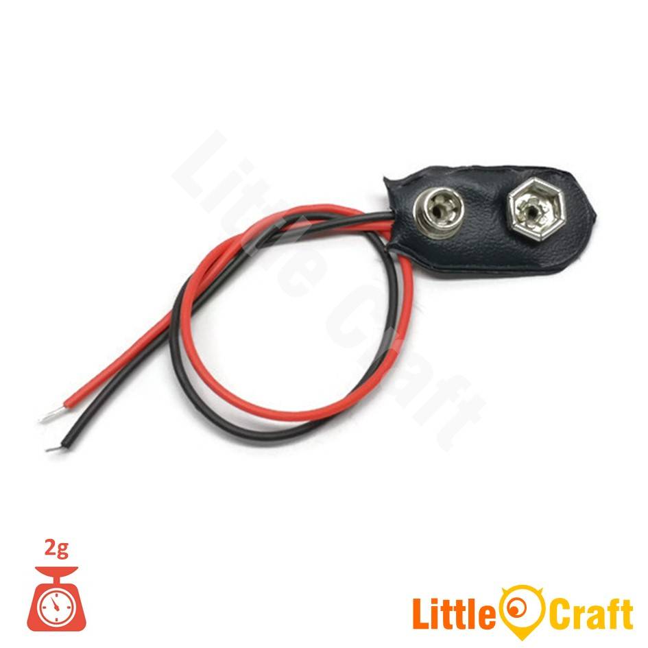 9V Battery Clip With Cable