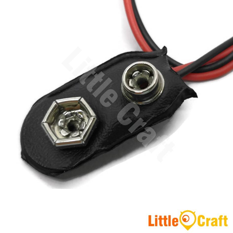 9V Battery Clip With Cable