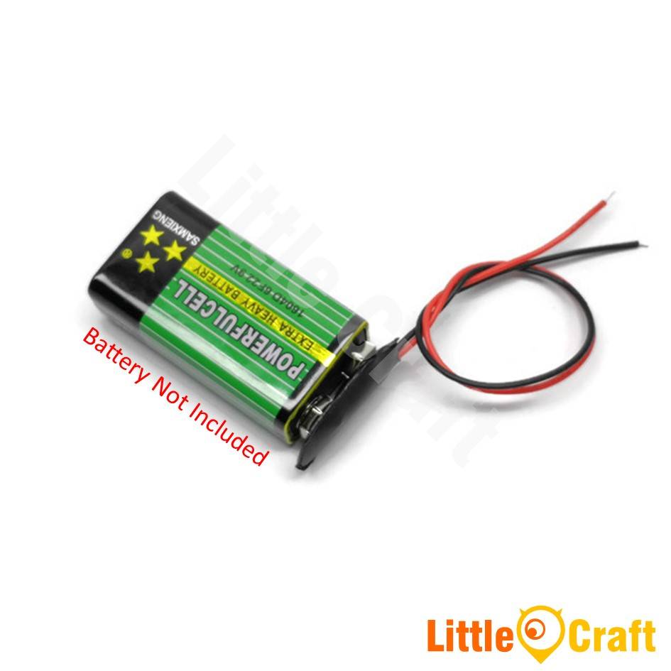 9V Battery Clip With Cable