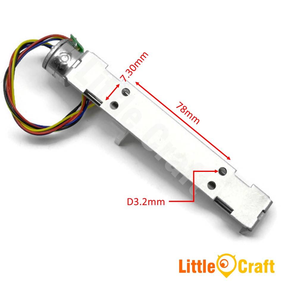 Mini Linear Actuator With Stepper Motor 80mm Stroke CNC