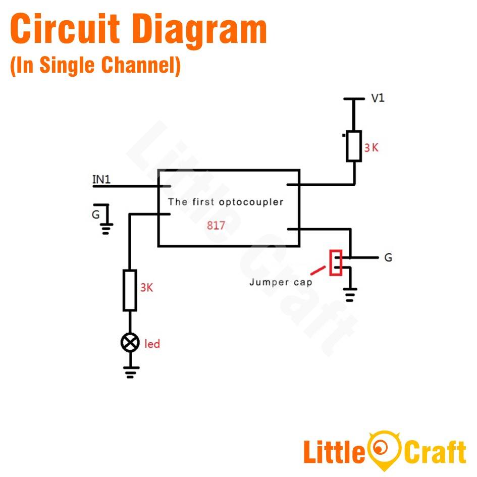 2 Channel Optocoupler Isolated Protection Module