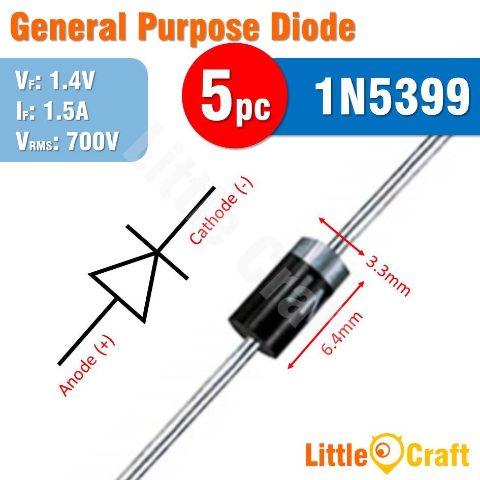 5pcs 1N5399 Diode General Purpose