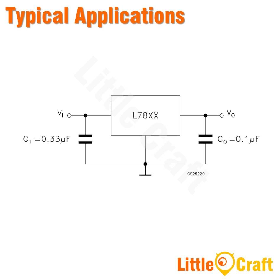 L7805CV 5V Voltage Regulator [TO220]