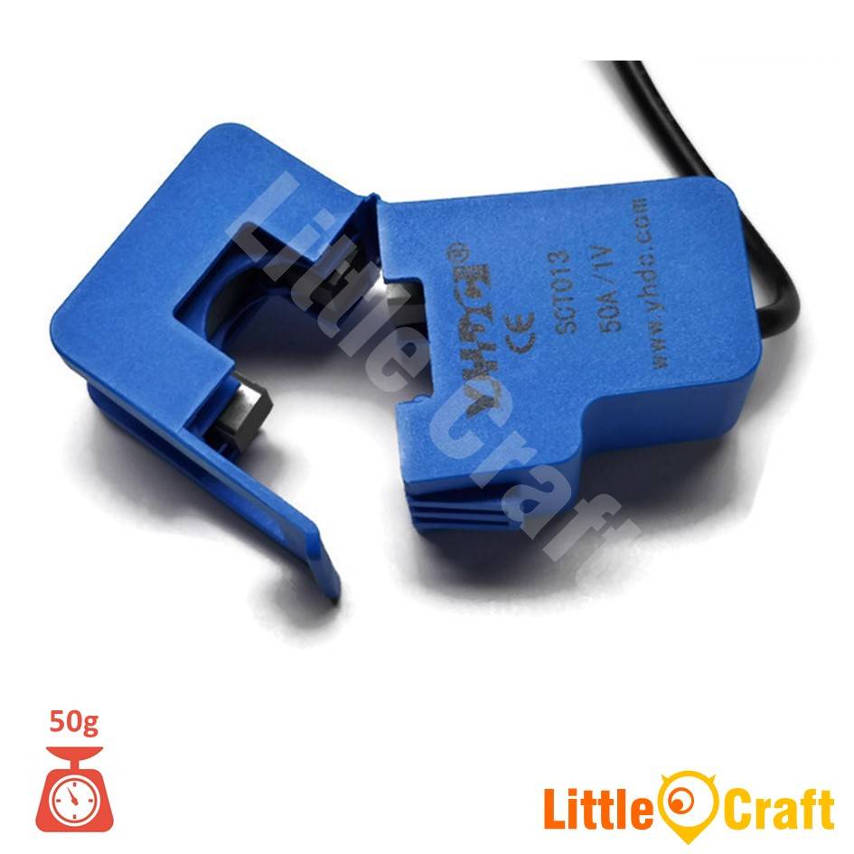 SCT013 50A NonInvasive AC Current Sensor Clamp Sensor