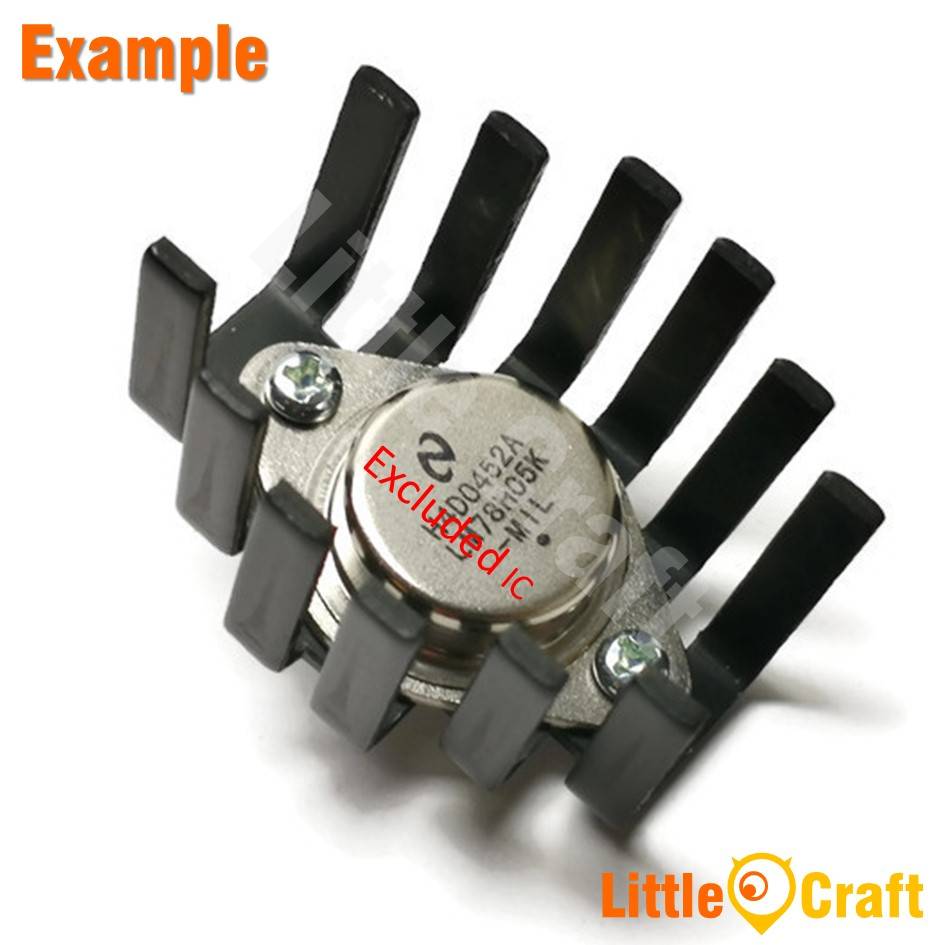 Heatsink 45x36x25mm TO3 Regulator MOSFET Transistor