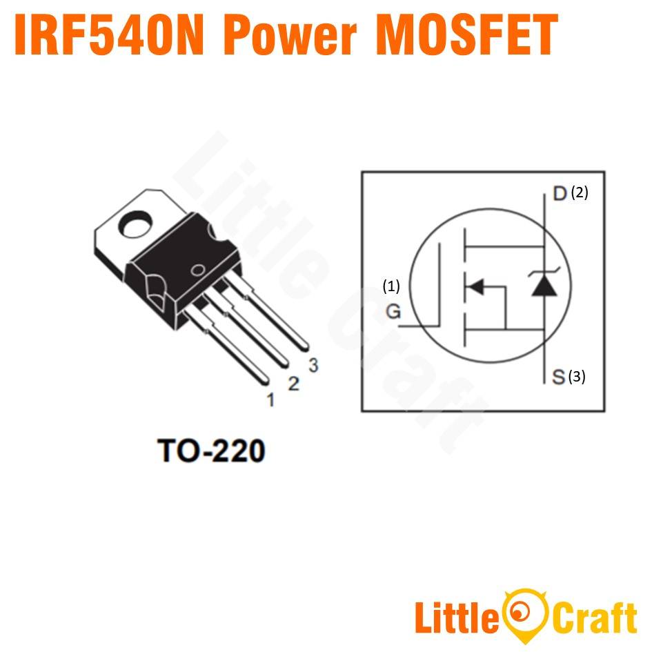 IRF540N 100V 33A Power MOSFET [TO220]