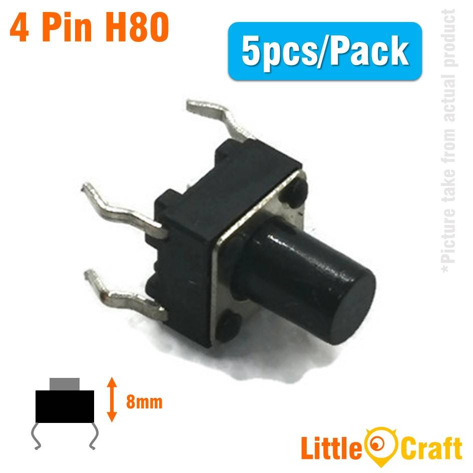 Momentary Tactile Switch Reset Button Tact Switch 6x6