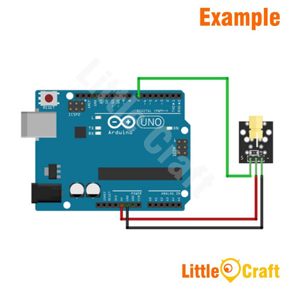 Laser Head Sensor Module 5V 650nm Red Color Diode KY-008