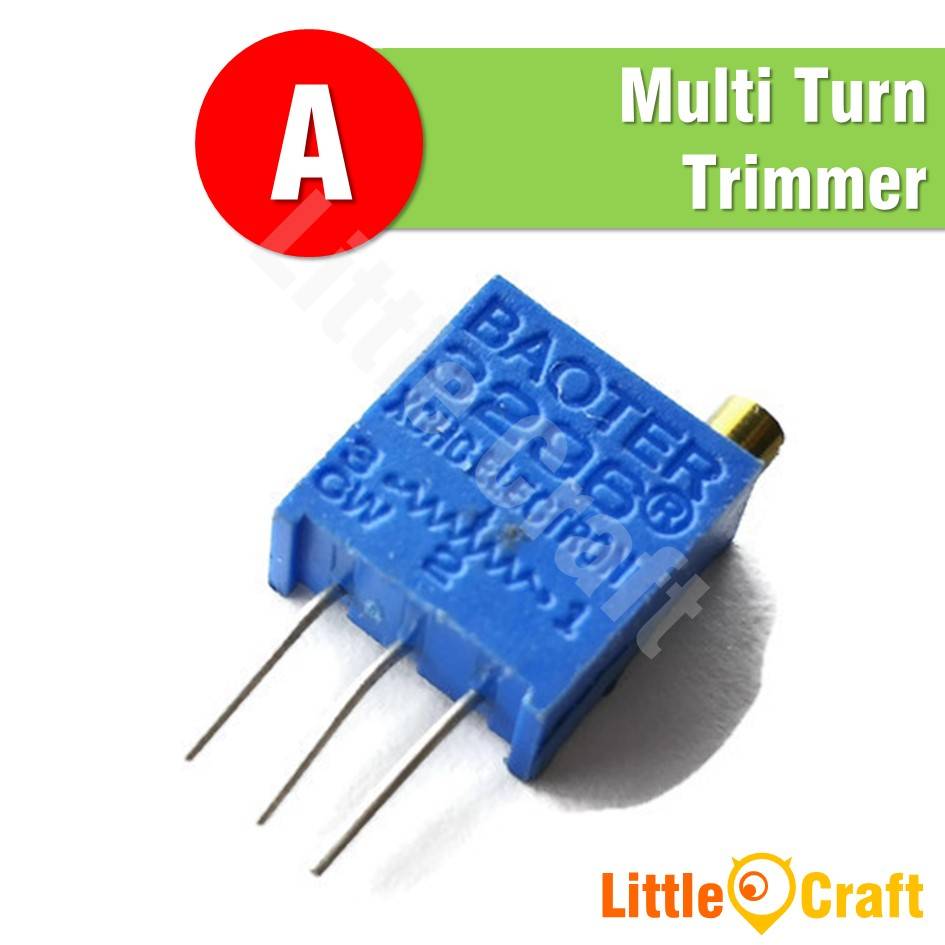 Multiturn Turn Trimmer Preset Potentiometer Resistor 10R 5M