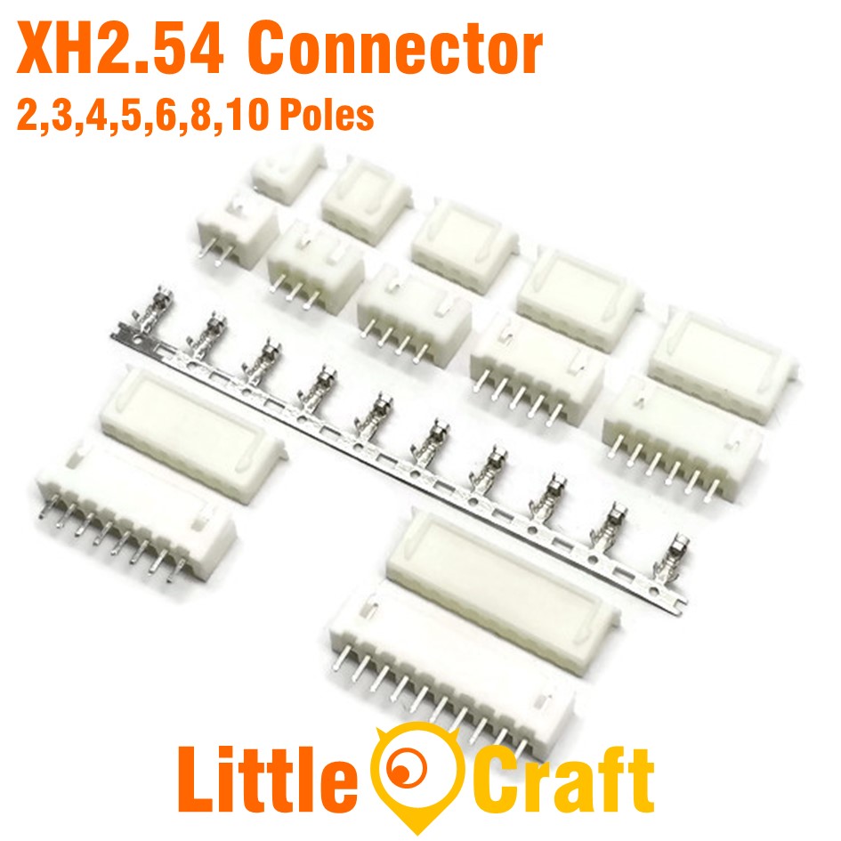 XH2.54 Connector Pitch 2.54mm (5Sets/Pack)