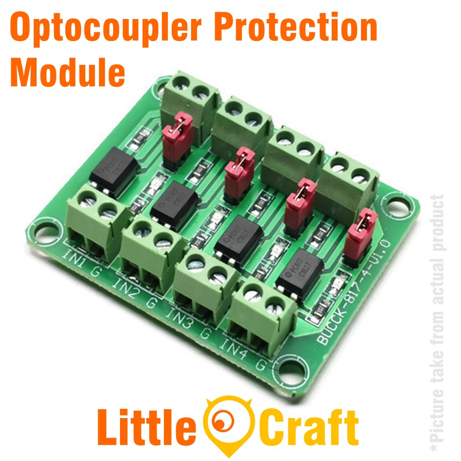 4 Channel Optocoupler Isolated Protection Module