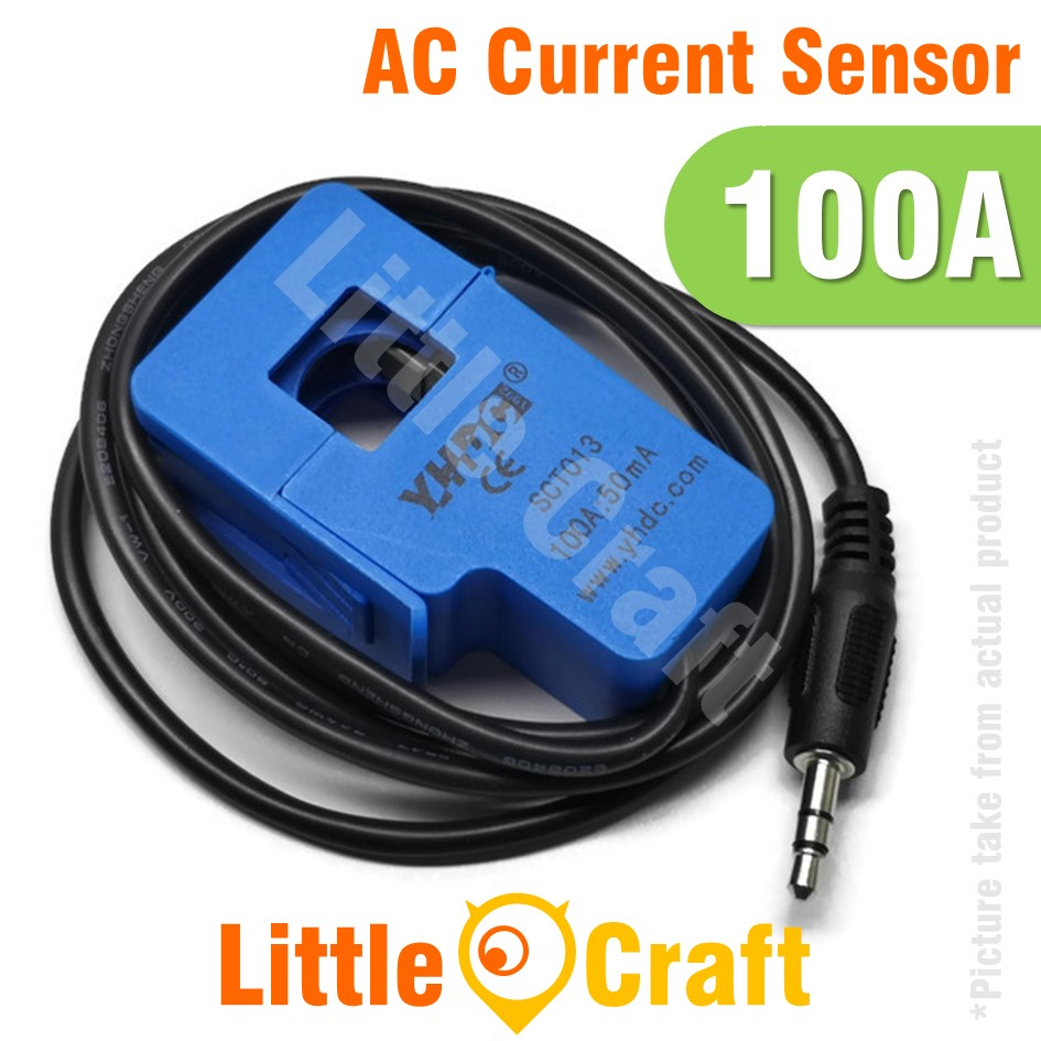 SCT013 100A NonInvasive AC Current Sensor Clamp Sensor